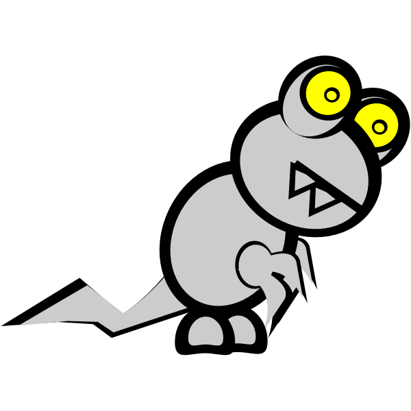SVG Robotic dinosaur