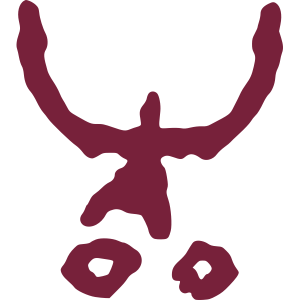 SVG Rock Art Acacus Person 2