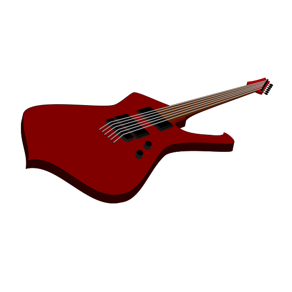 SVG Rock guitar