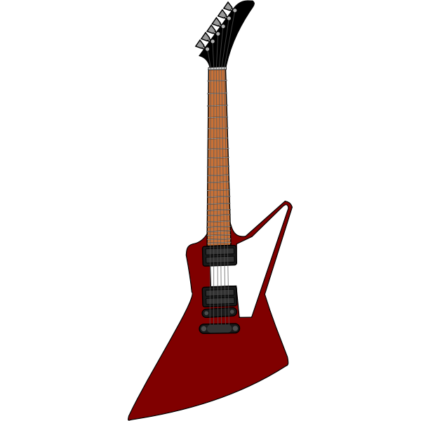 SVG Rock guitar clip art