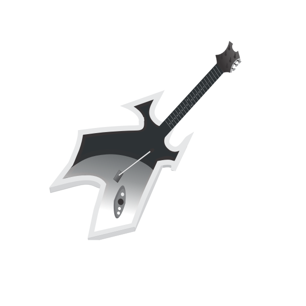SVG Rock guitar silhouette