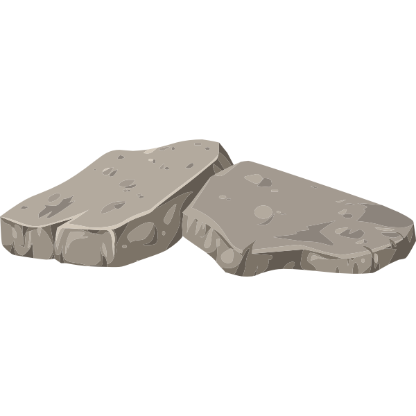 SVG Rock rubble vector image