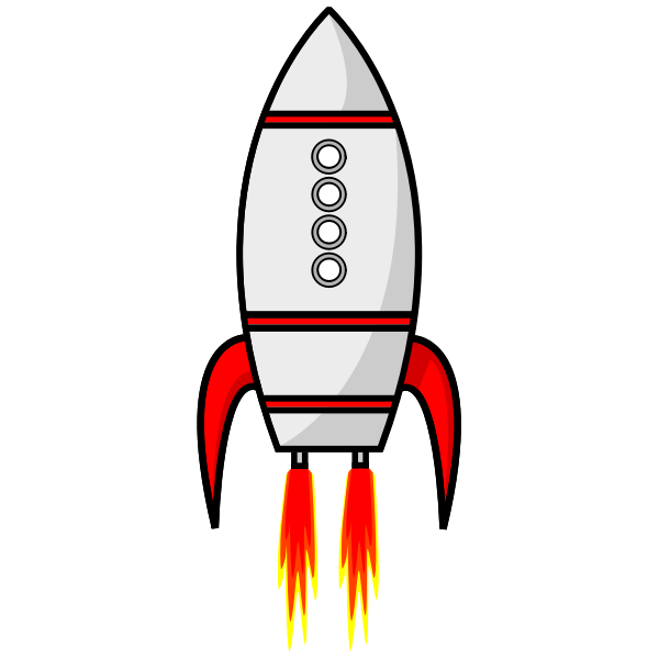 SVG Rocket flight