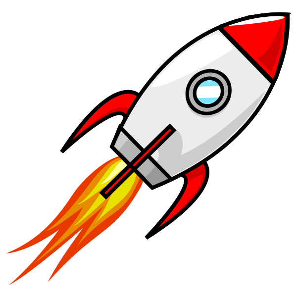 SVG Rocket launching