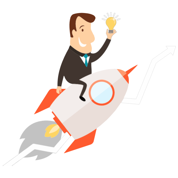 SVG Rocket man