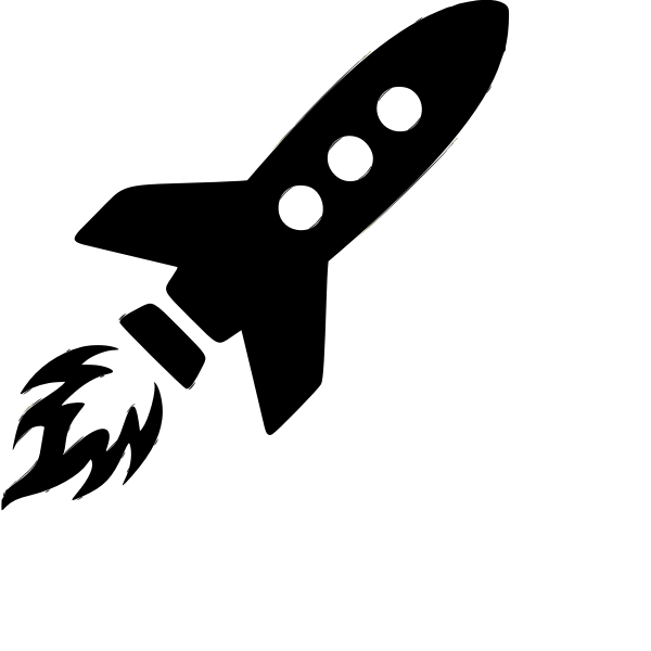 SVG Rocket on fire