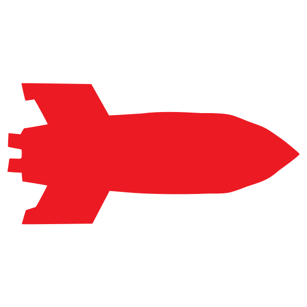 SVG Rocket Ship 1