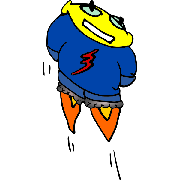 SVG Rocketman