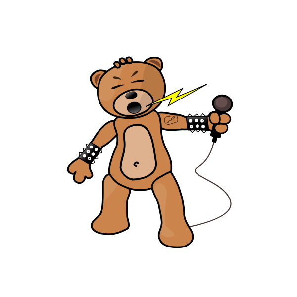 SVG Rocking Toy Bear