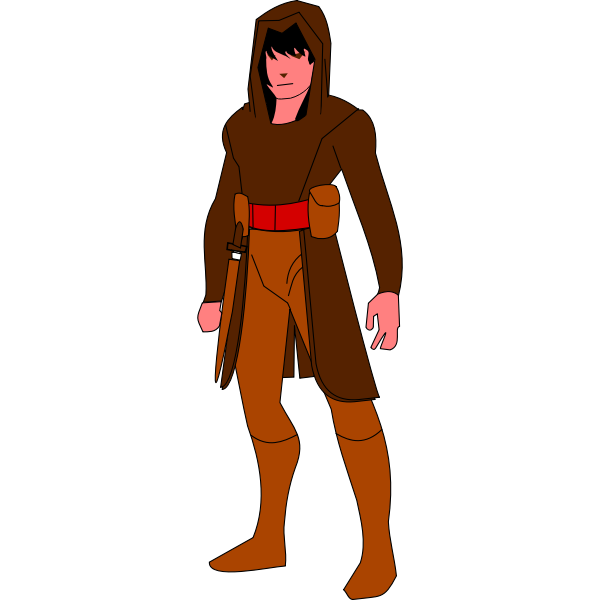 SVG Rogue character vector clip art