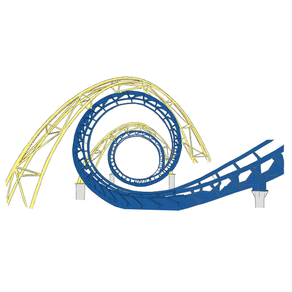 SVG Roller Coaster Tracks