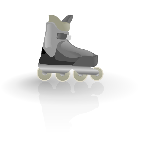 SVG Rollerblade vector drawing