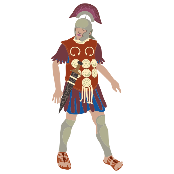 SVG Roman centurion