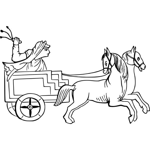 SVG Roman chariot