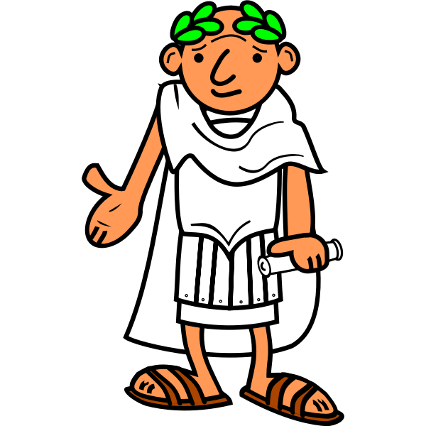 SVG Roman emperor vector graphics