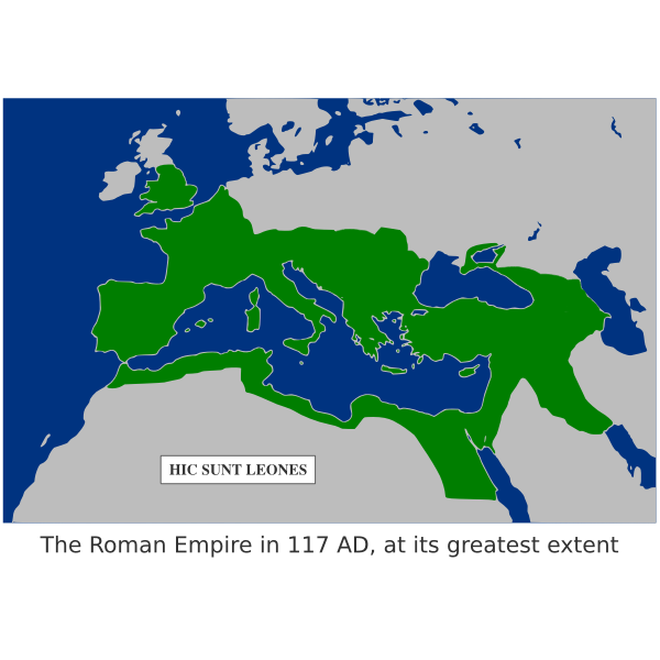 SVG Roman Empire map