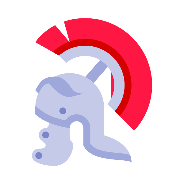SVG Roman helmet