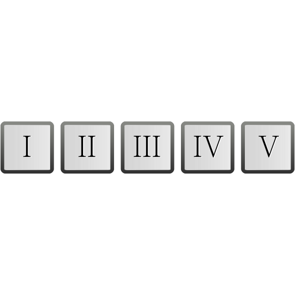 SVG Roman Numerals
