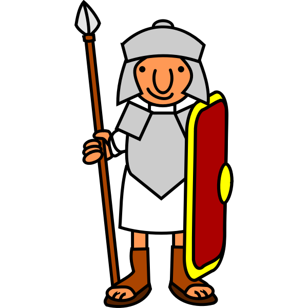 SVG Roman soldier