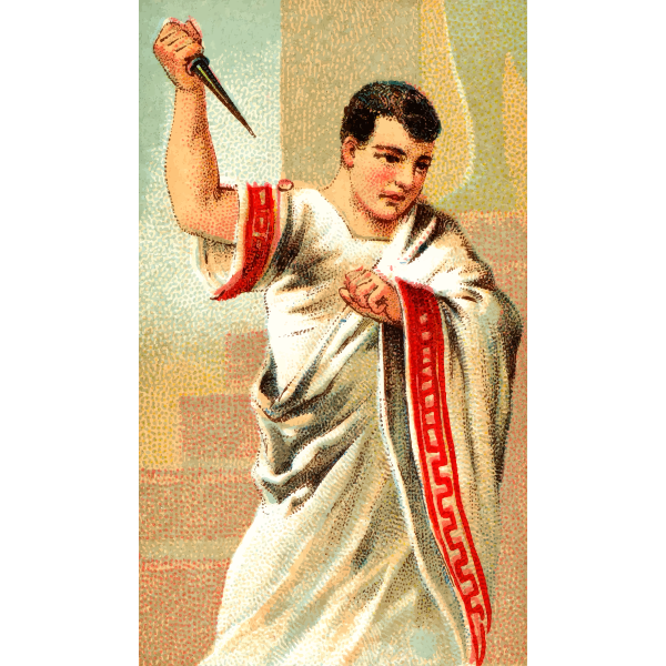 SVG Roman with dagger