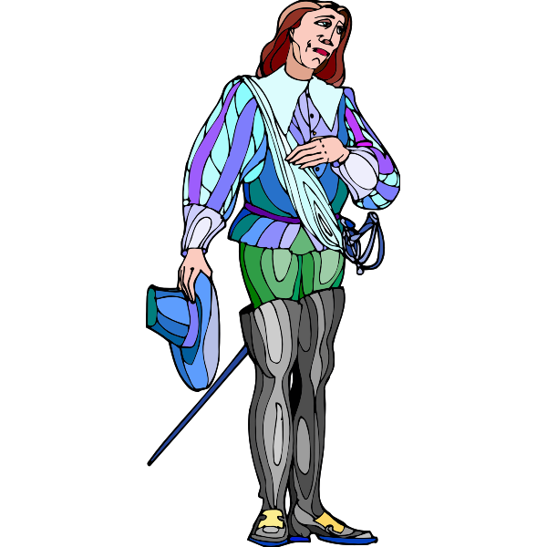 SVG Romantic cavalier