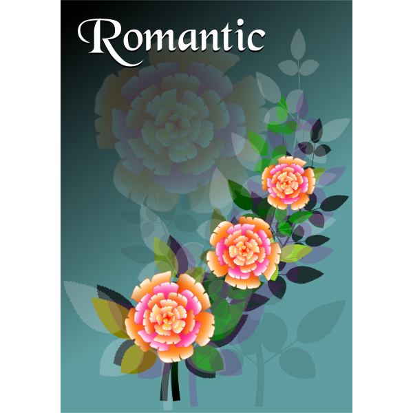 SVG Romantic poster