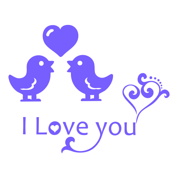 SVG Romantic typography