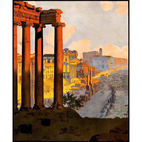 SVG Rome vector image