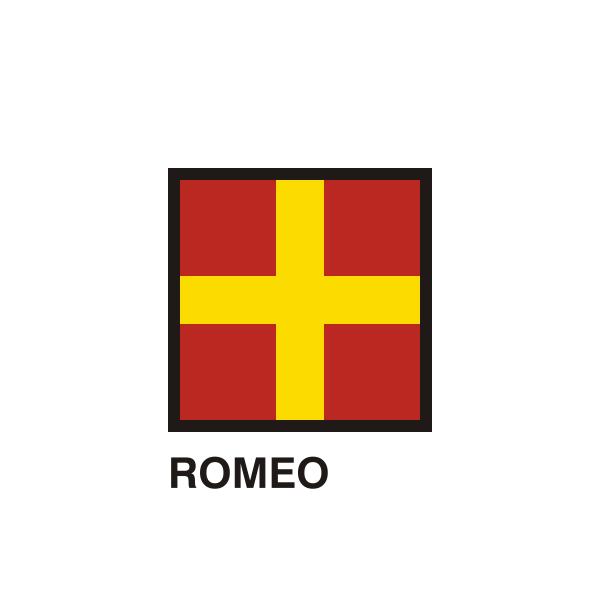 SVG Romeo flag