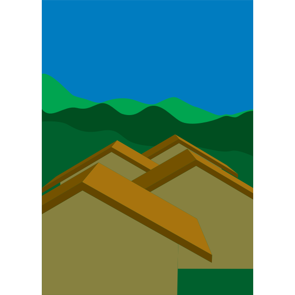 SVG Roof of houses