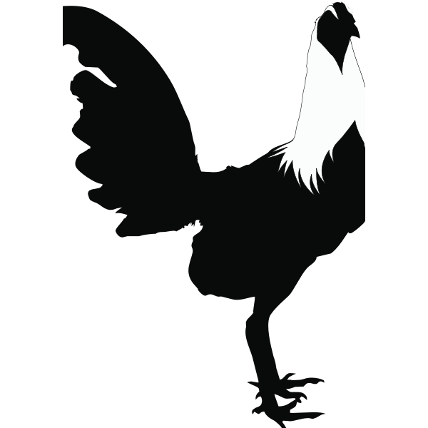 SVG Rooster silhouette