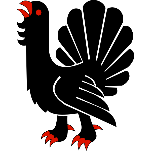 SVG Rooster vector clip art