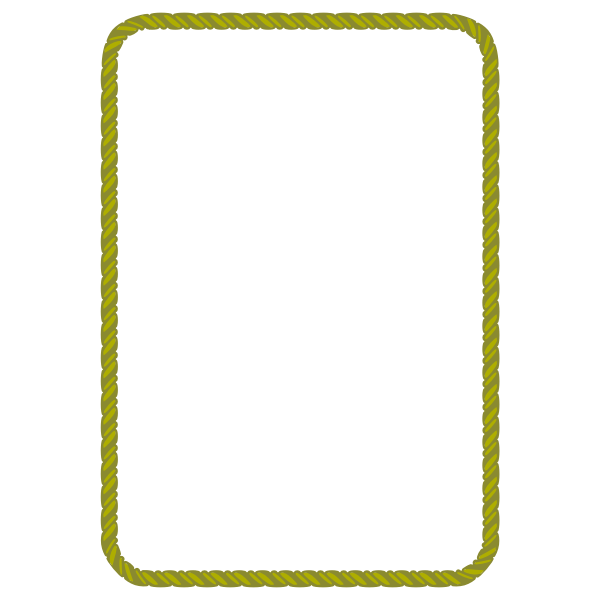 SVG Rope Border 4 A4 size