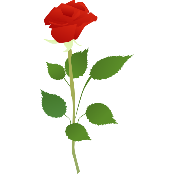 SVG Rose flower plant