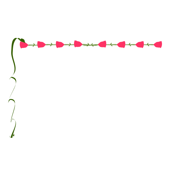 SVG Roses frame