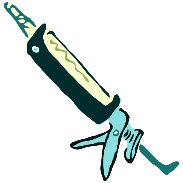 SVG Roughly drawn silicone gun