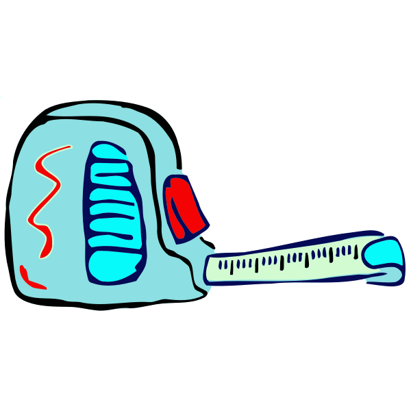 SVG Roughly drawn tape measure