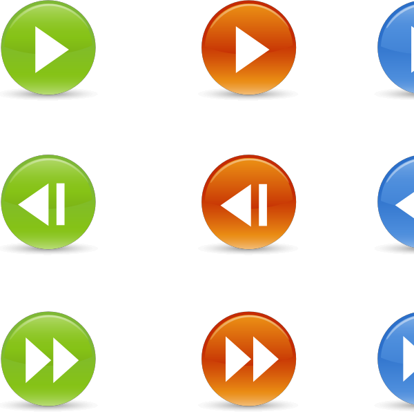 SVG Round buttons symbols