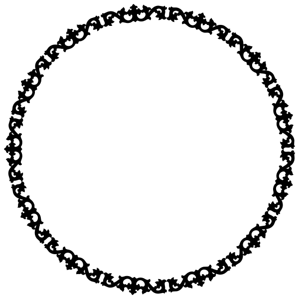 SVG Round cadre