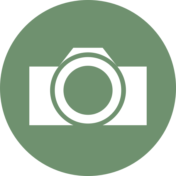 SVG Round camera label vector clip art