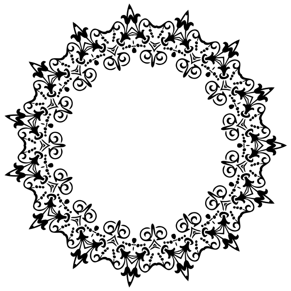 SVG Round decoration