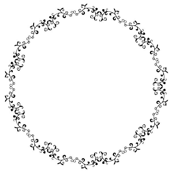 SVG Round Flourish Border 2