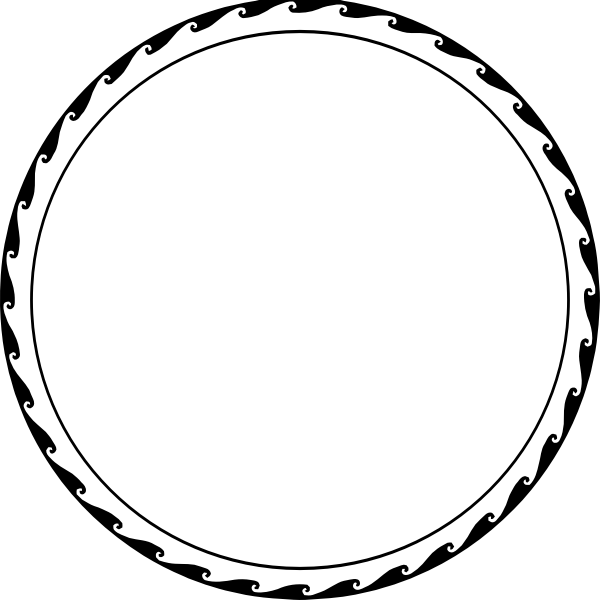 SVG Round frame