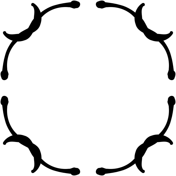 SVG Round frame sketch