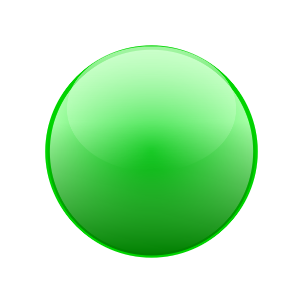SVG Round green button