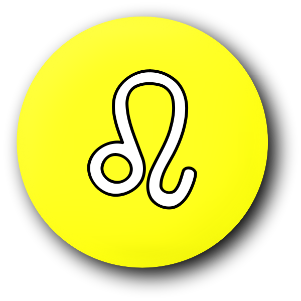SVG Round Leo symbol