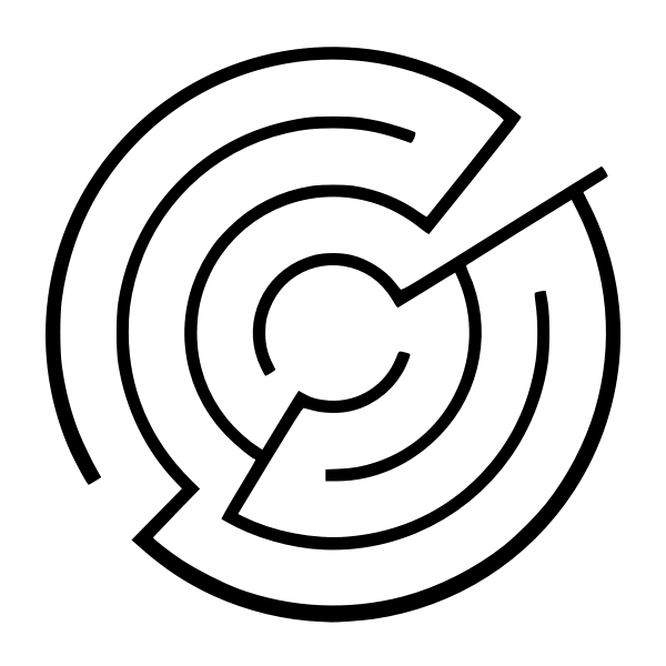 SVG Round maze