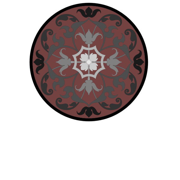 SVG round ornamental panel 1