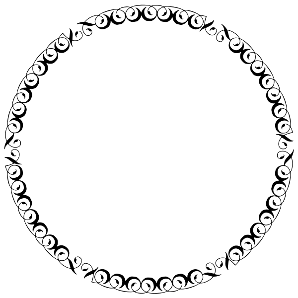 SVG Round photo border