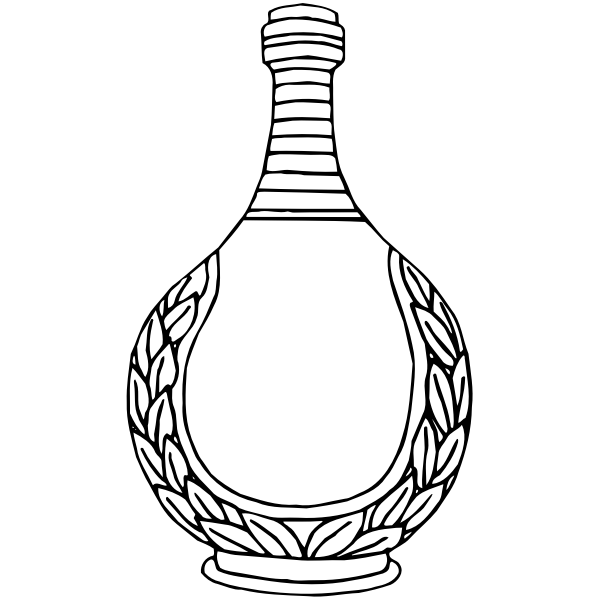 SVG Round vase image